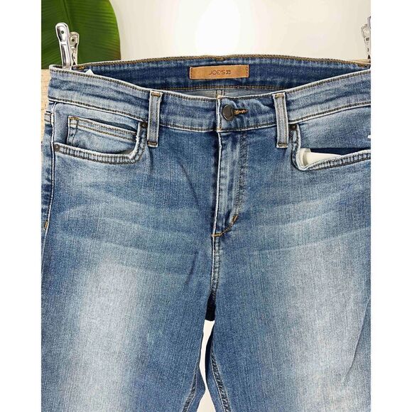 Joe's Blue Denim Skinny Ankle Jeans The Berrnie Distresses NWOT - Picture 10 of 10